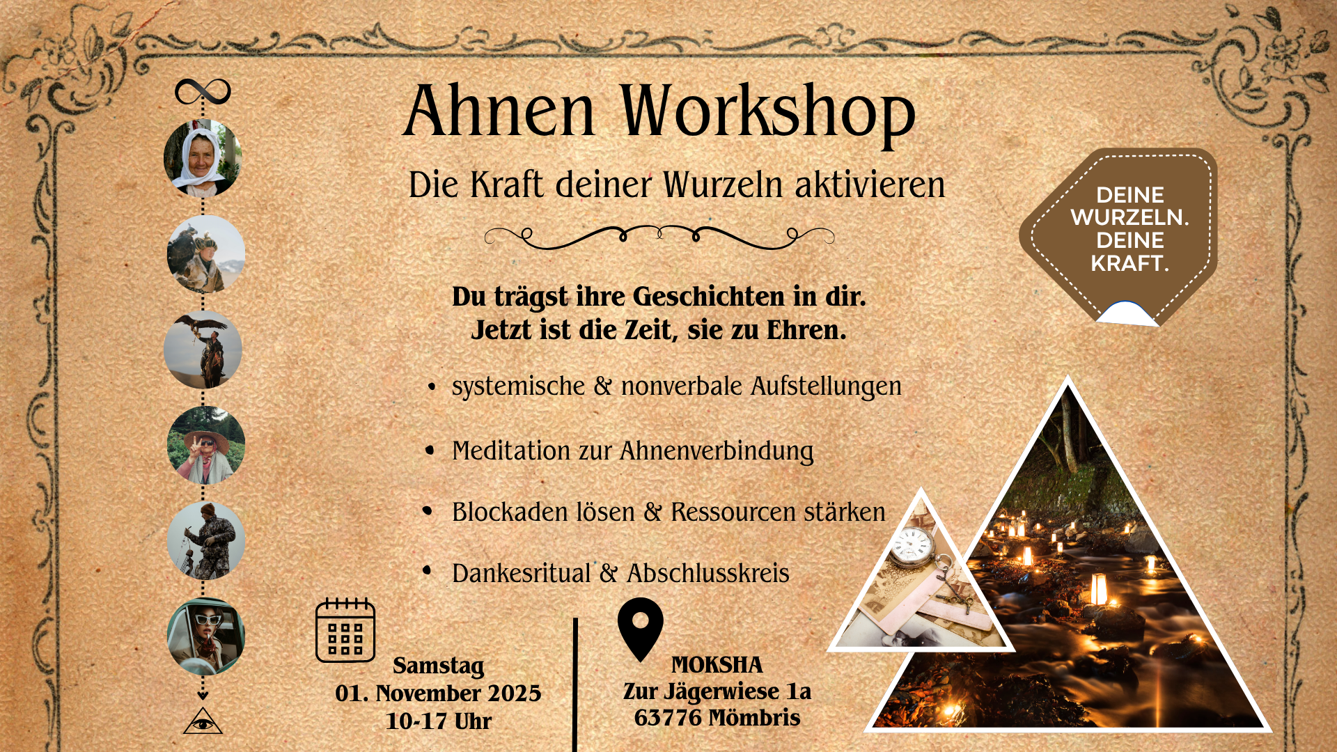 Der Ahnenworkshop – Die Kraft Deiner Wurzeln aktivieren