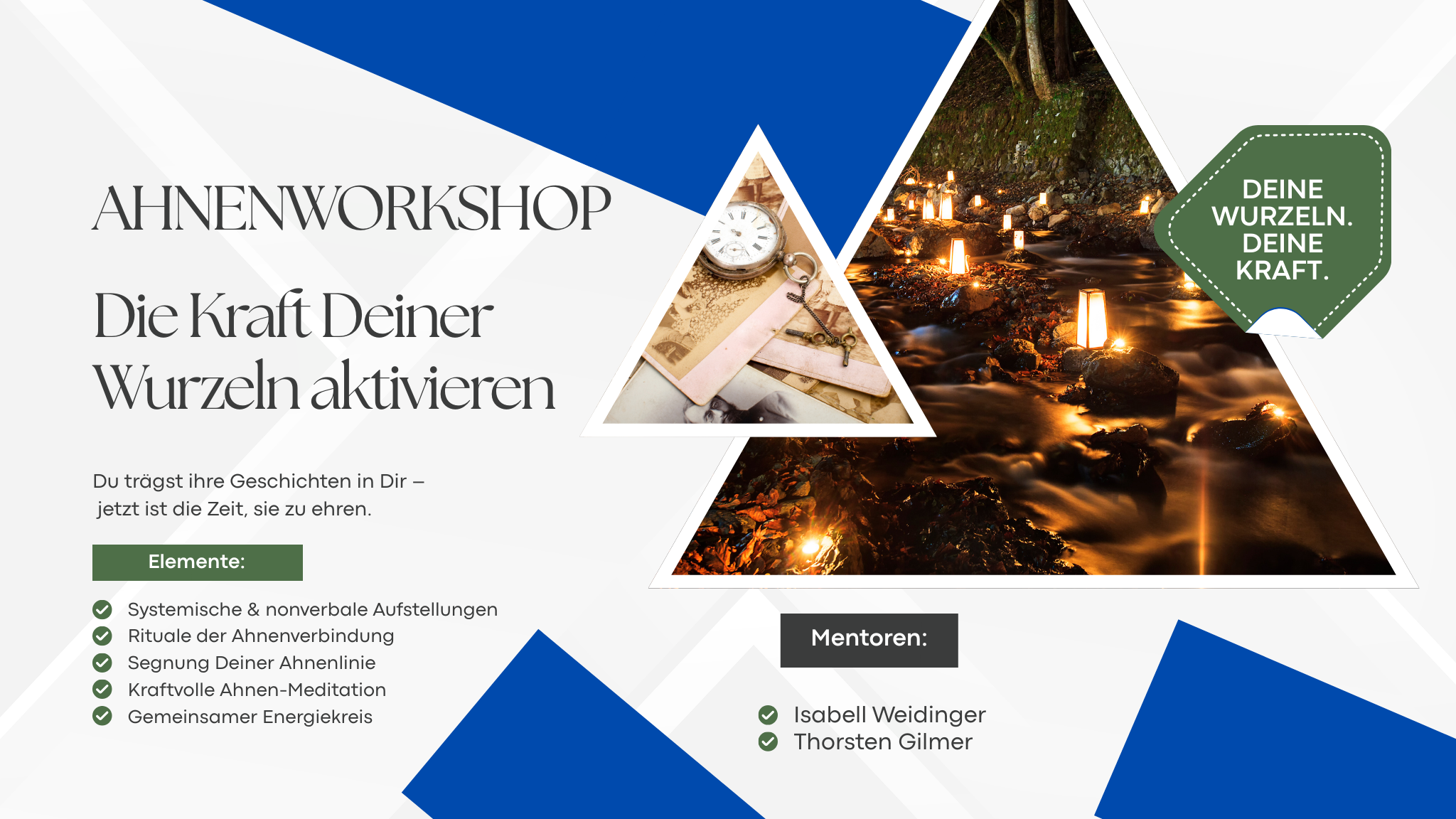 Der Ahnenworkshop – Die Kraft Deiner Wurzeln aktivieren